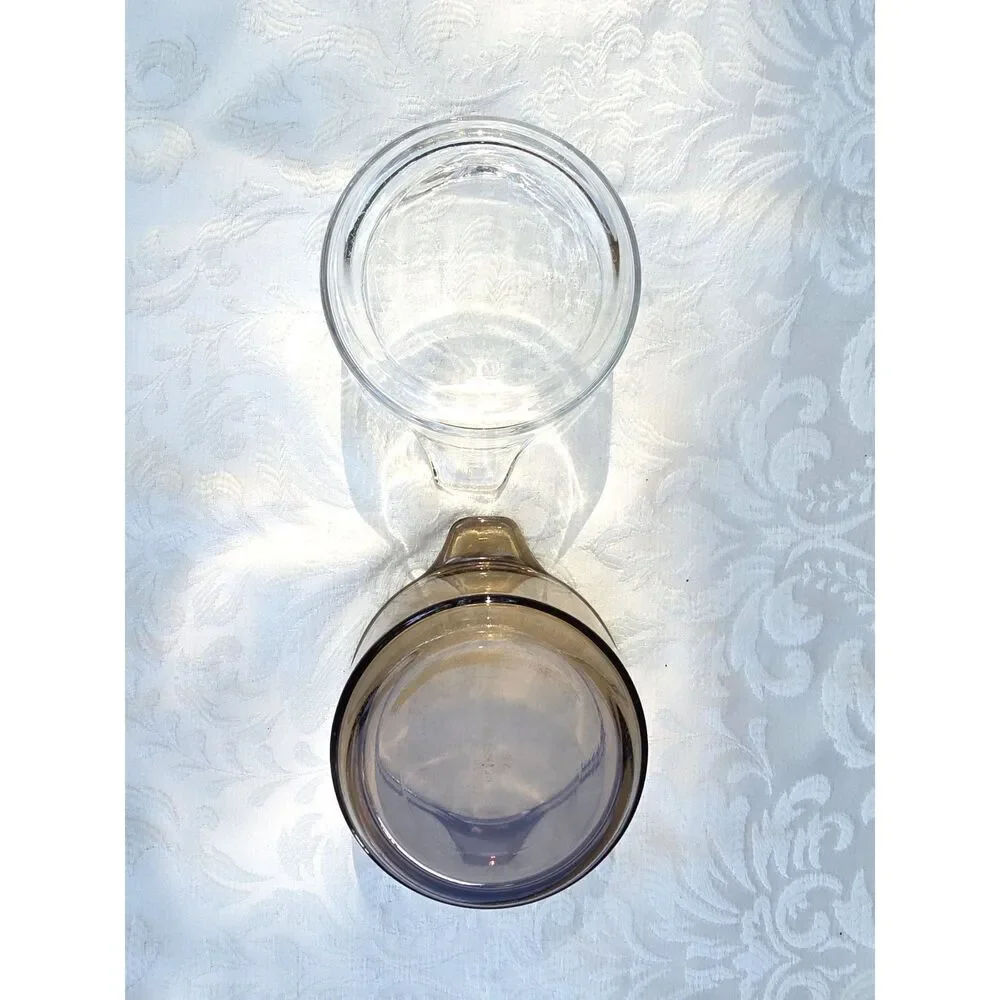 Vintage small casserole bowls heat resistant glass casserole dish